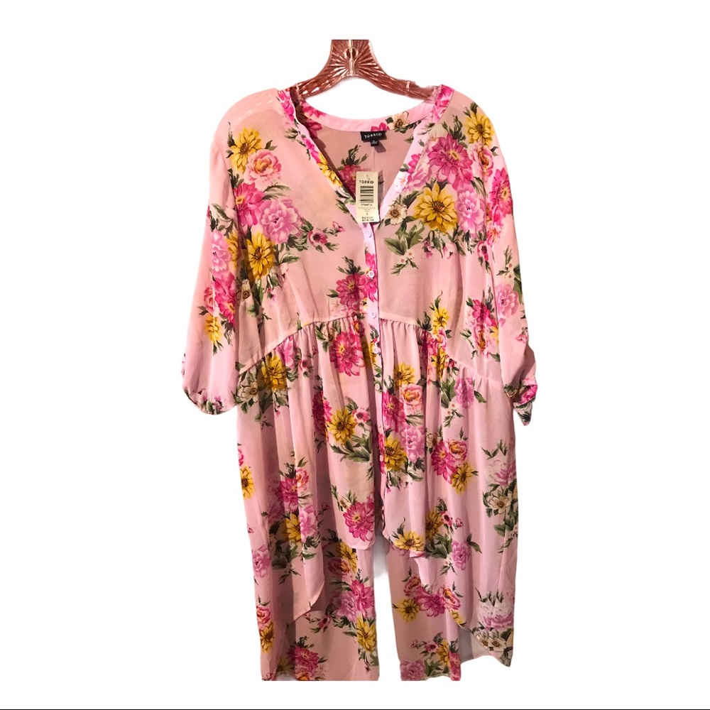 Torrid Floral Blouse